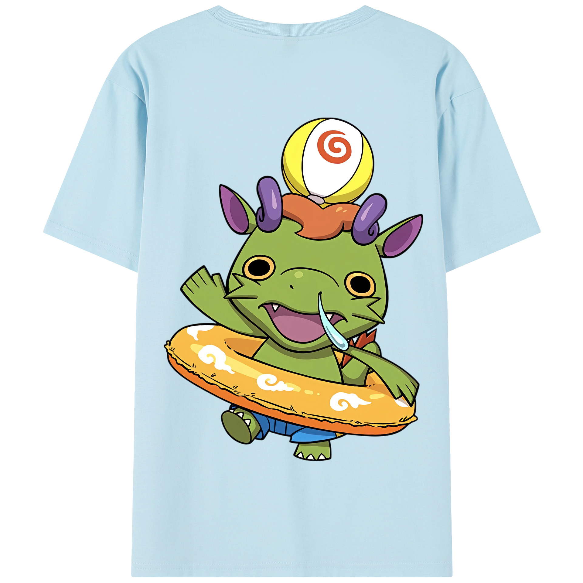 （画像用） 妖怪ウォッチ Yo-kai Watch 綿100％半袖Tシャツ（背面プリント）